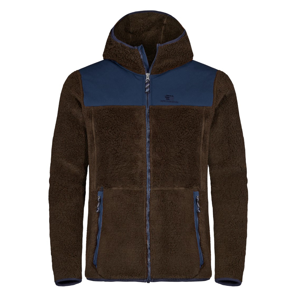 Men's Glacier Pile Hood Cosy mid-layer hoodie in a lovely, thick